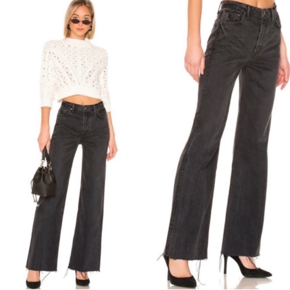 GRLFRND Denim Carla wide leg jeans